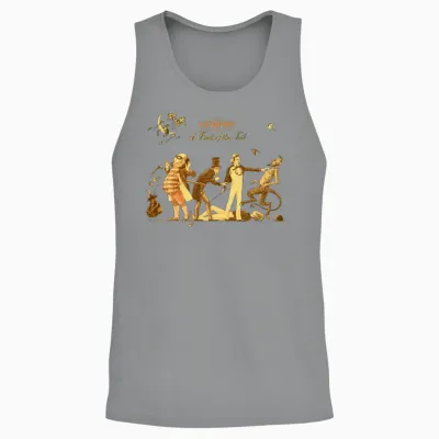 Genesis a Trick of the Trail Album Cover Unisex Tank Top - Sport Grey