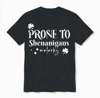 Shenanigans Pride Graphic Unisex T-Shirt - Black