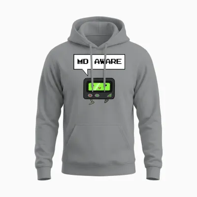 Md Aware Unisex Hoodie - Sport Grey