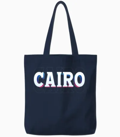 Retro - Cairo Tote Bags - Navy