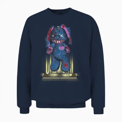 Call of Duty Mister Peeks Mystery Box Bunny Video Game Manche Longue Unisex Sweatshirt - Navy