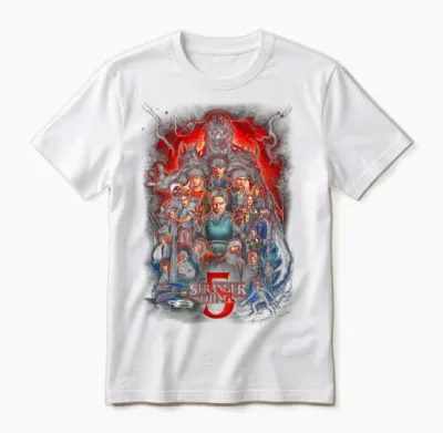 Stranger Things Season 5 Kyle Lambert Officially Licensed Unisex T-Shirt - White