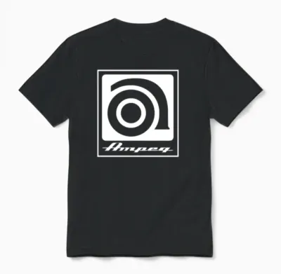 Ampeg Music Mens Unisex T-Shirt - Black