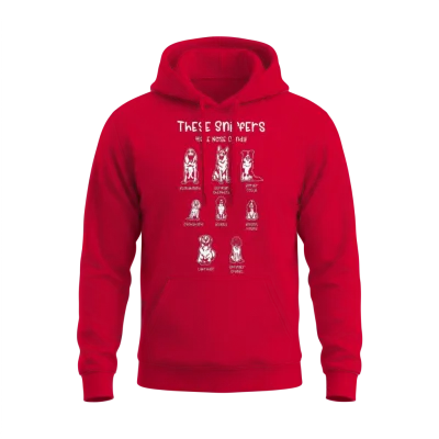 Dog Lover Dog Owner Dog German Shepherd Dachshund Unisex Hoodie - Red
