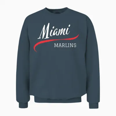 Marlins Retro Unisex Sweatshirt - Dark Heather