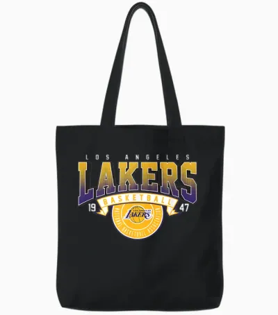 Nba Los Angeles Lakers Kommen Nach Ya Tote Bags - Black