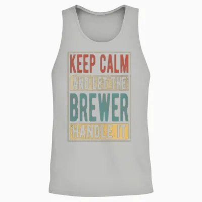 Brewer Retro Gift Unisex Tank Top - Ash