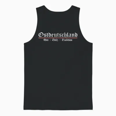 East Germany Ehre Stolz Tradition Old German Script Unisex Tank Top - Black