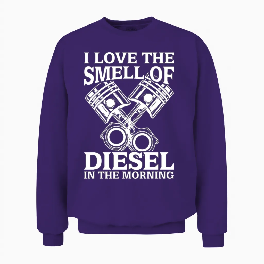 Diesel Unisex Sweatshirt in Purple