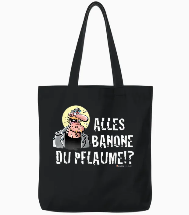 Präsi - Alles Banana Du Plume! T-Shirt, Black, S Tote Bags in Black