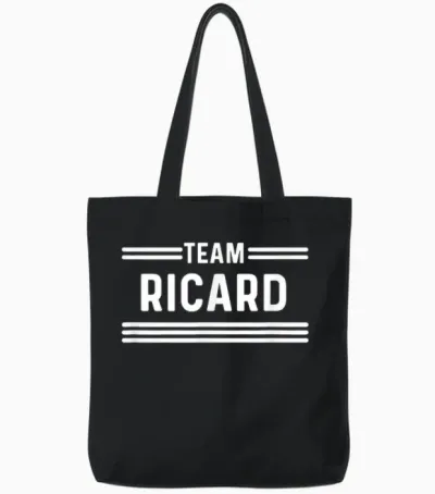 Team Ricard - Family Name Tote Bags - Black