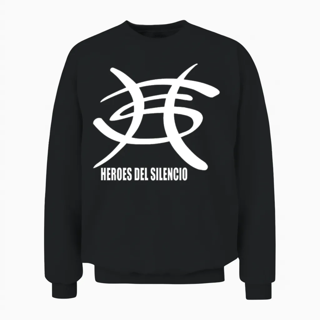 Heroes Del Silencio Rock Music Enrique Bunbury Unisex Sweatshirt in Black