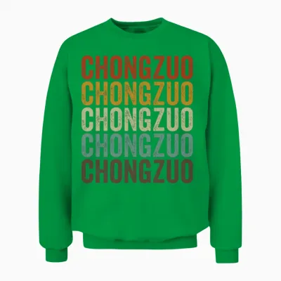 Chongzuo China Retro Vintage Unisex Sweatshirt - Irish Green