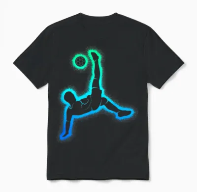 Fußball Kinder Fußballer Herren Fussball Jungen Unisex T-Shirt - Black