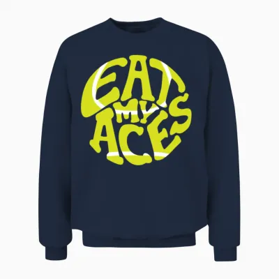 Tennis Funny Unisex Sweatshirt - Navy