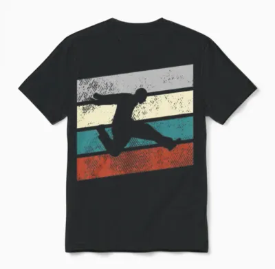 Parkour Retro Unisex T-Shirt - Black