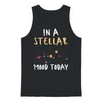 Astronomer Astronomy Constellations Stars Space Unisex Tank Top - Black – 1