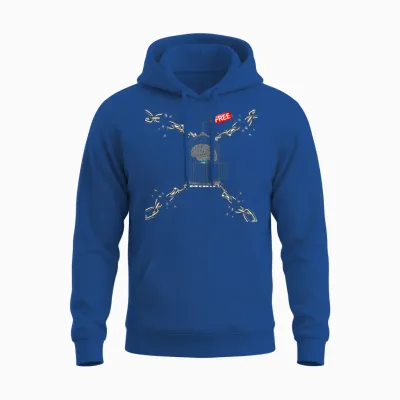 Brain Unisex Hoodie - Royal