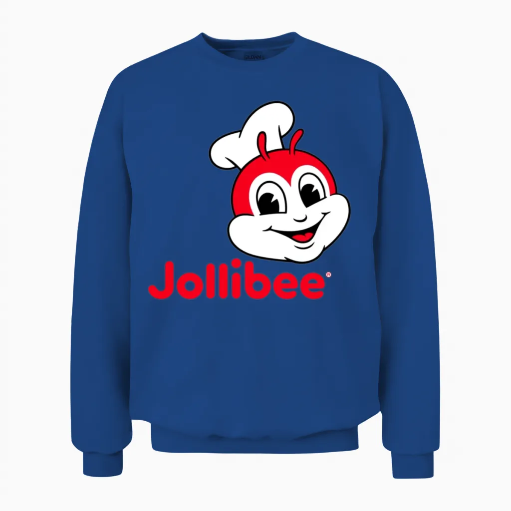 Jollibee Fast Food Chain Unisex Sweatshirt in Royal