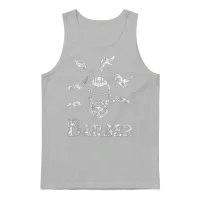 Barber Retro Style — Hair & Beauty Unisex Tank Top - Ash – 1