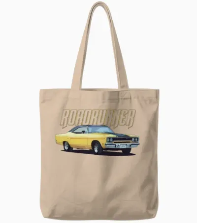 Roadrunner Tote Bags - Natural