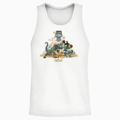 Fallout - New Vegas Unisex Tank Top - White