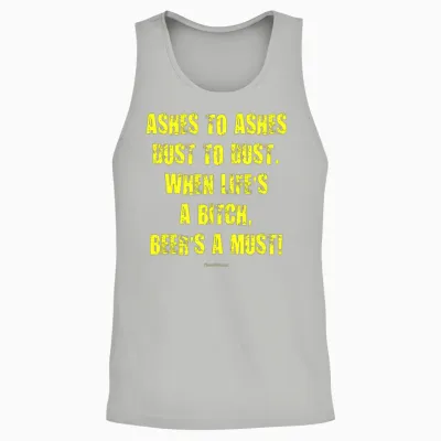 Beer's a Must! Unisex Tank Top - Ash