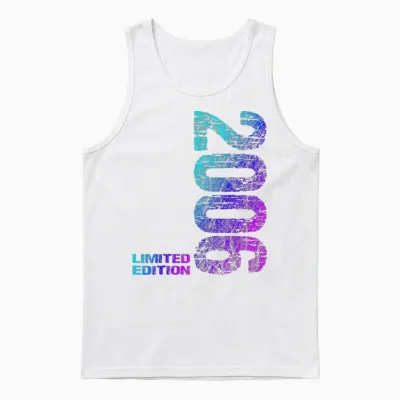 20. Geburtstag 2006 Limited Edition Junge Mädchen Unisex Tank Top - White