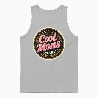 Cool Moms Club Lustiges Zitat Für Mütter, Mama, Mama, Mama, Mama, Mama, Mama, Mama, Momm Unisex Tank Top - Ash