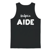 Hospice Aide - Nurse Nurses Unisex Tank Top - Black – 1