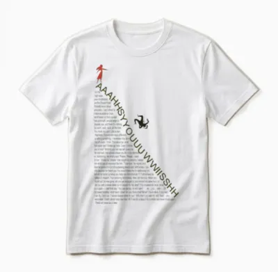 Spiral History Typography Unisex T-Shirt - White