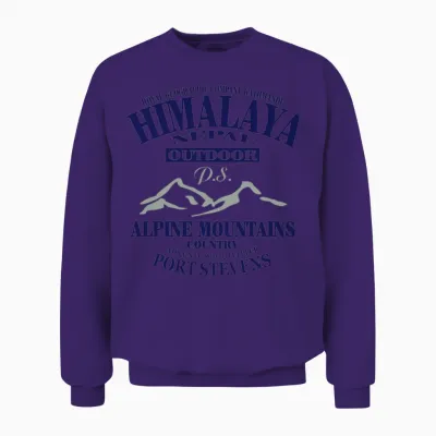 Himalaya - Nepal Unisex Sweatshirt - Purple