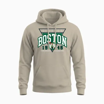 Offizieller Nba Boston Celtics Ball Unisex Hoodie - Sand
