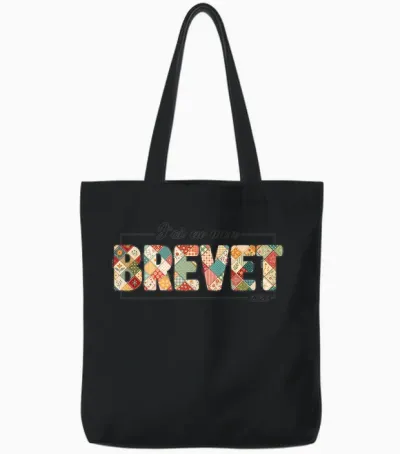 Brevet Des Collèges 2026 Bep Patchwork Quilt Humour Tote Bags - Black