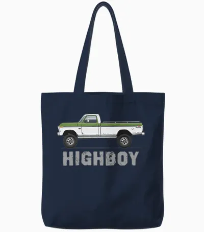 Highboy Limestone Green Tote Bags - Navy