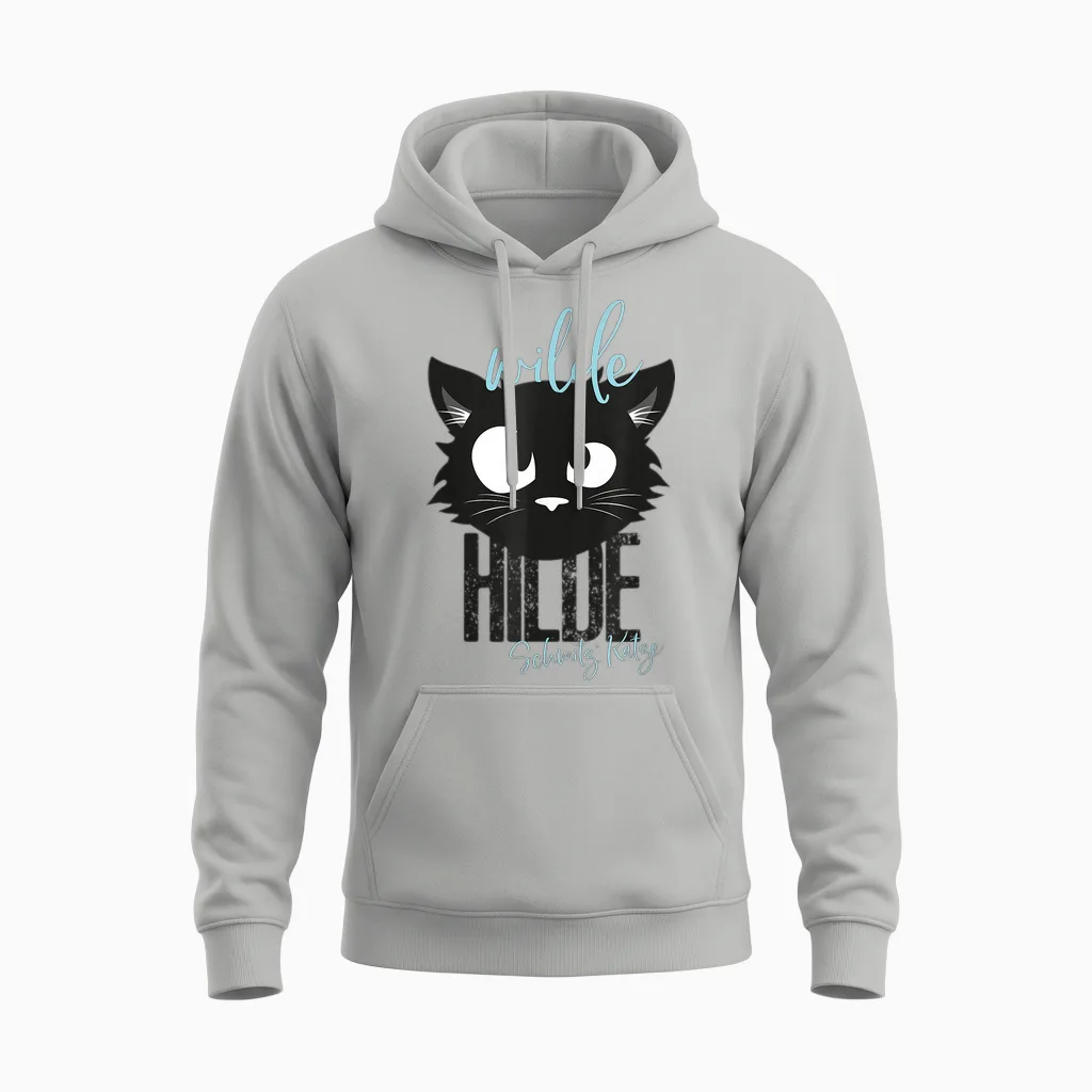 Ralf Schmitz - Wilde Hilde Katze Comedian Unisex Hoodie in Ash