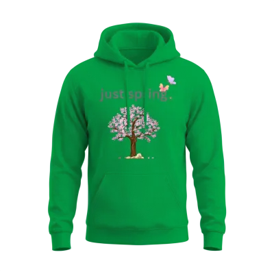 Unisex Spring Trending Creative Unisex Hoodie - Irish Green