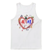 The True Meaning of Music — Lovers Unisex Tank Top - White – 1