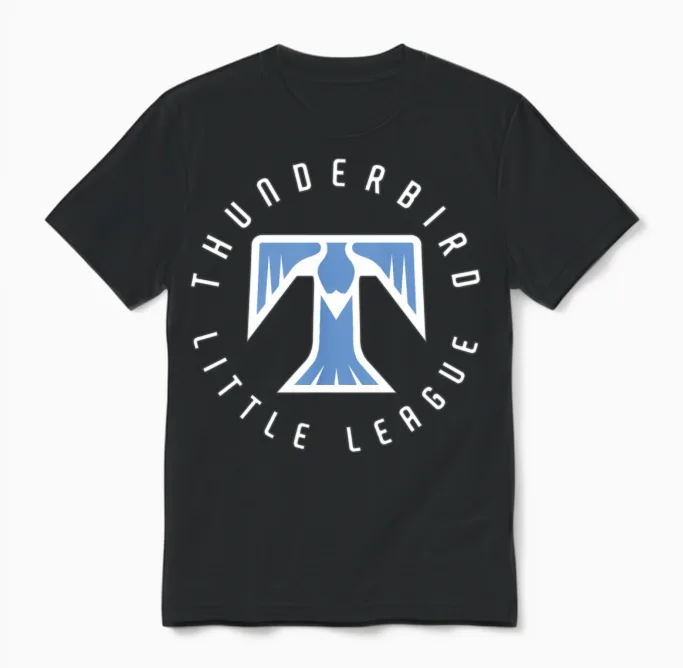 Thunderbird Unisex T-Shirt in Black