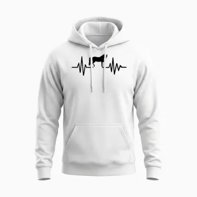 Horse Unisex Hoodie - White