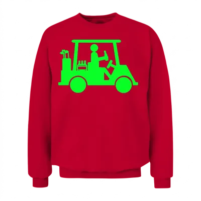 Funny Golf Unisex Sweatshirt - Red