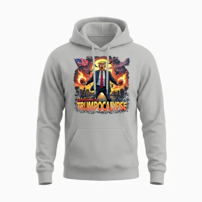 Willkommen Bei Trump-Ocalypse Lustig Donald Trump Halloween Unisex Hoodie - Ash
