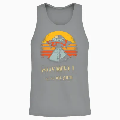 Roswell New Mexico Ufo Alien Unisex Tank Top - Sport Grey
