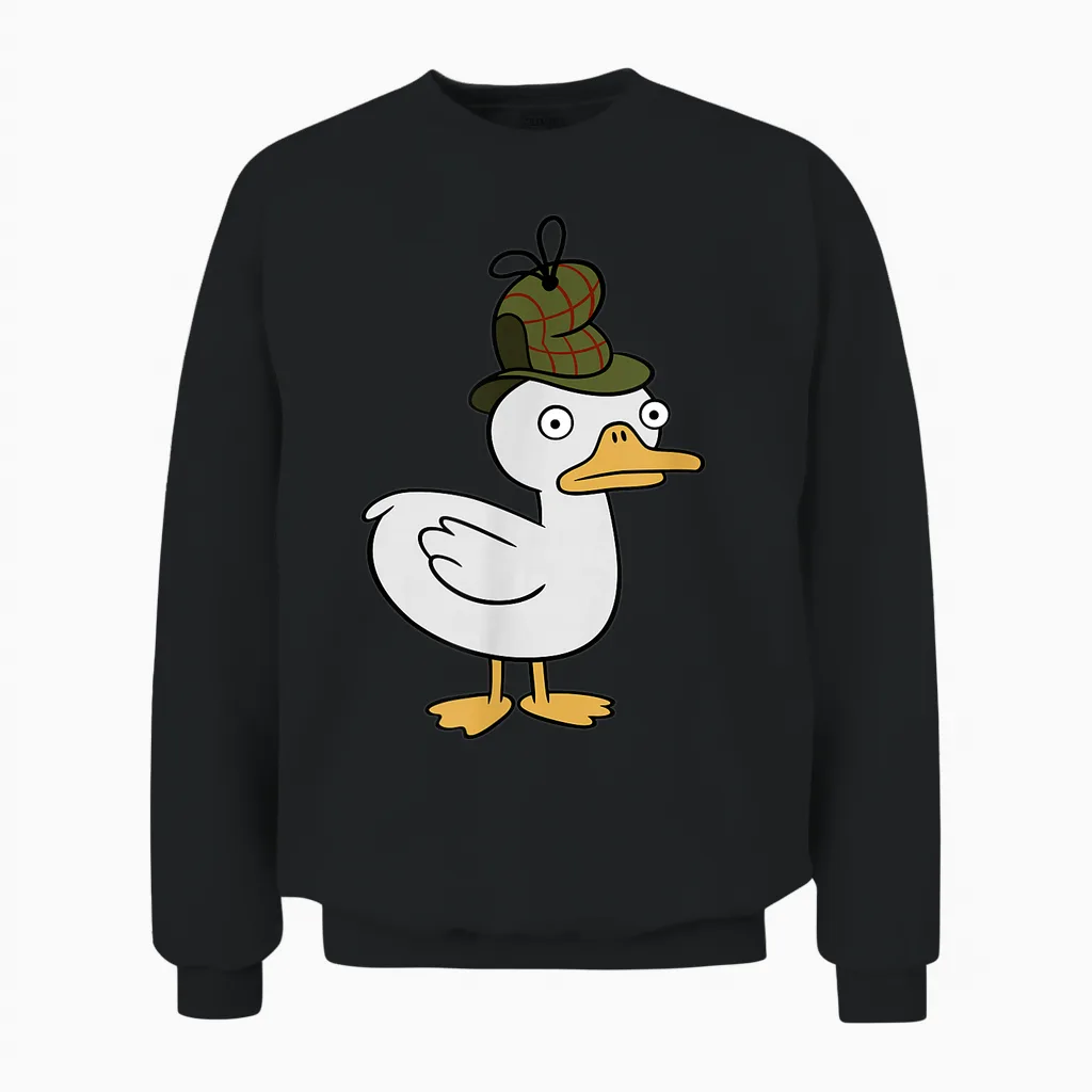 Disney Channel Gravity Falls Duck-Tective Unisex Sweatshirt in Black