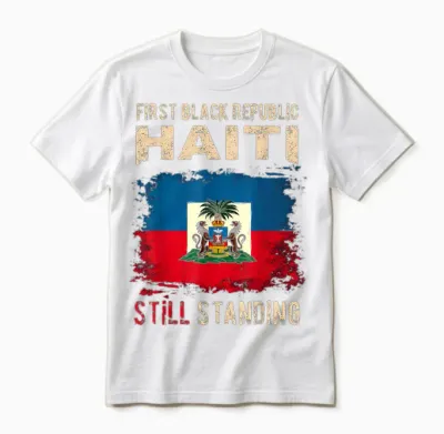 Haiti Erster Tag Der Flagge Der Schwarzen Republik Haiti Unisex T-Shirt - White