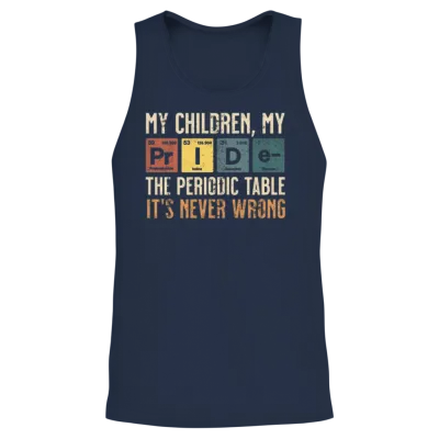My Children My Pride Unisex Tank Top - Navy