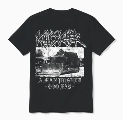 Killdozer Metal a Man Pushed Too Far Vintage Men's Women's T-Shirt, Black, S Unisex T-Shirt - Black