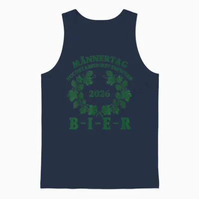 Männertag 2026 Bier Buchstabierwettbewerb – Vatertag Humor Unisex Tank Top - Navy