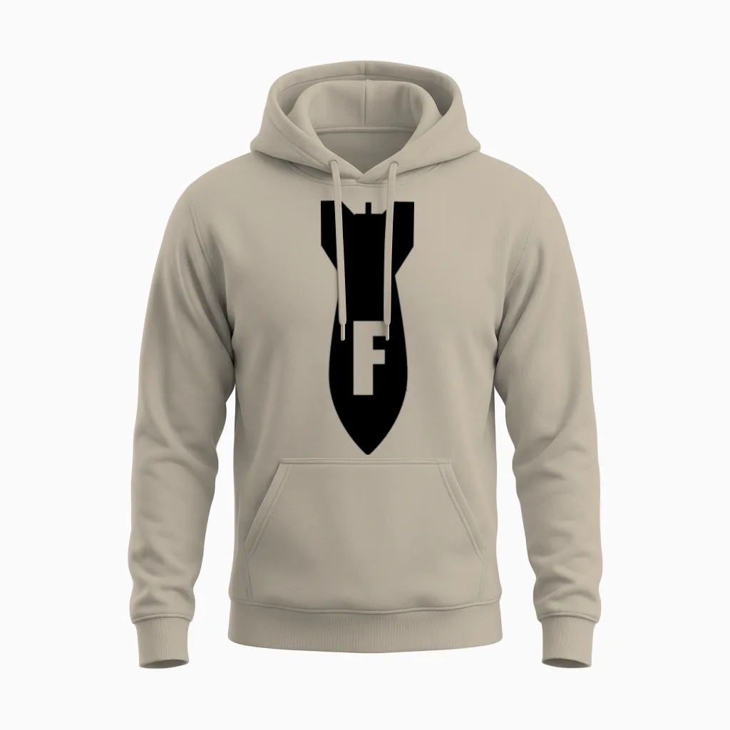 F-Bomb Unisex Hoodie in Sand