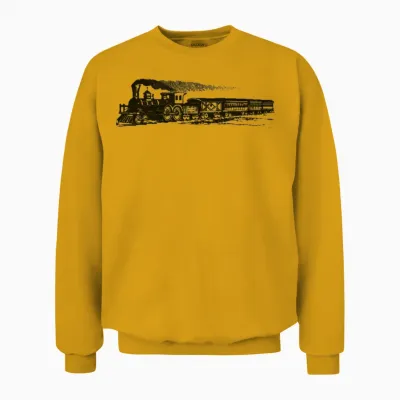 Train Unisex Sweatshirt - Gold